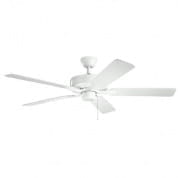 52" Basics Pro Patio Fan White люстра-вентилятор 330015WH Kichler