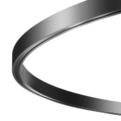 изогнутый шинопровод черного цвета для магнитной трековой системы Flarity