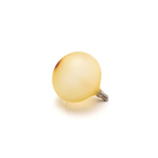 сменная лампочка с матовой поверхностью и жёлтым свечением