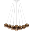 люстра бронзового цвета с подвесками