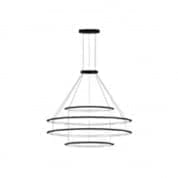 CD4I-00V9AZRU05 подвесной светильник Leds C4 Circular Inward 4 Rings (ø1200 ø2000 ø2000 ø1200) черный