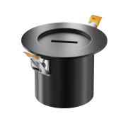 монтажный модуль чёрного цвета для гибкой подвесной системы трековый компонент Parity