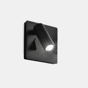 250113 Ideal Lux LITE AP NERO встраиваемый настенный светильник черный