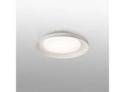 64097 DOLME WHITE CEILING LAMP Ø400 LED 24W потолочный светильник Faro barcelona