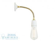 BUNDORAN Регулируемый настенный светильник из латуни Mullan Lighting MLWL378BLK