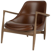 71161-004660 Audo Copenhagen Elizabeth Кресло, орех / коричневая кожа Dakar