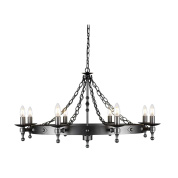 Люстра Warwick Elstead WR8-GRAPHITE графитово-черный