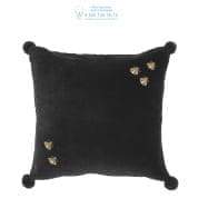 110348 Pillow Salgado black velvet 50 x 50 cm  Eichholtz