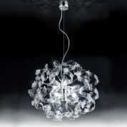 Metal Lux Astro SP L большая современная люстра прозрачный; хром 206.155.01