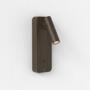настенный светильник с USB A+C портами для чтения бронза