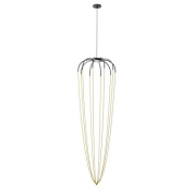 SPALY51GANOTLED Axolight Alysoid 51 SP LED L люстра с бусинами антрацит; латунь