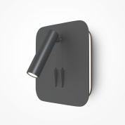 настенный светильник черный с направленным прожектором