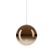 подвесной светильник в полированном бронзовом исполнении