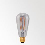 LED FILAMENT T64 E27 6W 2200K - SMOKE Delta Light лампа