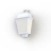 настенный светильник с фонарным плафоном в белом корпусе