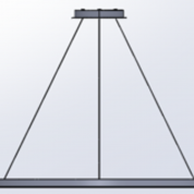 CF4K-00X9AZDU05 подвесной светильник Leds C4 Circular Outward ø900 Surface черный