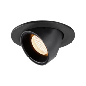 1005867 SLV NUMINOS® GIMBLE S DL светильник встраиваемый 250мА 8.6Вт с LED 2700K, 670лм, 20°, черный