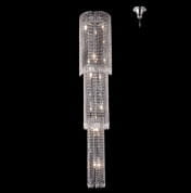 1100/214 ARCADA Crystal lux Светильник подвесной 14х60W Е14 Хром Прозрачный