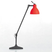 Rotaliana Luxy T1 настольный светильник с шарниром чёрный; красный 1LXT100401ER0