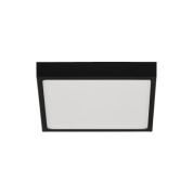 потолочный накладной светильник квадратный, чёрный