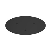 декоративное потолочное основание черного цвета для установки светильников