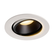 1003637 SLV NUMINOS® MOVE L DL светильник встраиваемый 700мА 25.4Вт с LED 2700K, 2150лм, 20°, белый/черный