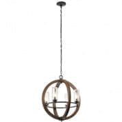 Grand Bank 20" 4 Light Chandelier Auburn Stained люстра 49791AUB Kichler