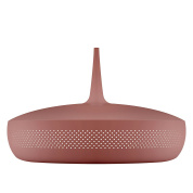 абажур куполообразной формы терракотового цвета