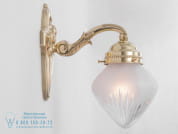 Pecs Настенный светильник из латуни ручной работы Patinas Lighting PID245107