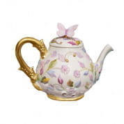 Taormina multicolor & gold teapot чайник, Villari