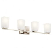 Roehm 4 Light Vanity Light Polished Nickel настенный светильник 55018PN Kichler