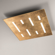 02904XXDHXPFO Elesi luce Aura PL Square S LED IP44 малый потолочный светильник led золото