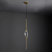 потолочный светильник на штанге с двумя вертикальными лампами