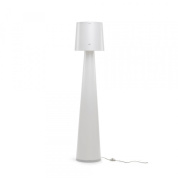 торшер с конусным абажуром на высокой ножке