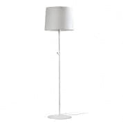 64312-07 CONGA WHITE FLOOR LAMP WHITE LAMPSHADE ø400*300*ø3 торшер Faro barcelona
