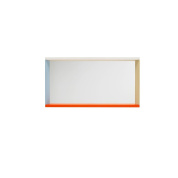 20140713 Colour Frame Vitra Зеркало среднее с синей и оранжевой рамкой