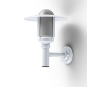 настенное бра с купольным плафоном белого оттенка