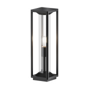 уличный светильник с прозрачными стенками цвета графит