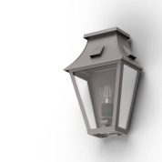 настенное бра серого оттенка с корпусом в классическом стиле