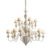 Amour chandelier 18 lights - white & gold люстра, Villari