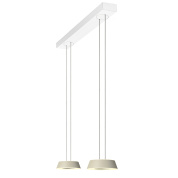 подвесной светильник с цилиндрическими плафонами в ряд