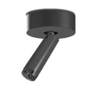 CCL87-1 Grau Clear SPOT UP BLACK/BLACK Накладной спот черный