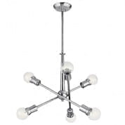 Armstrong 6 Light Chandelier Chrome люстра 43095CH Kichler