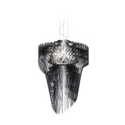 ARISXL0BKF01T00E27EU SLAMP Aria люстра современная с черным корпусом и вытянутыми подвесами