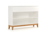Blanco Книжный шкаф/консольный стол из ДСП с меламиновым покрытием Woodman
