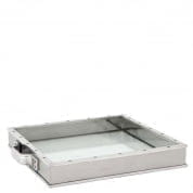 105947 Tray Trouvaille nickel finish 32x32cm лоток Eichholtz