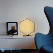 HEXA настольная лампа Le Deun Hexa table blanc