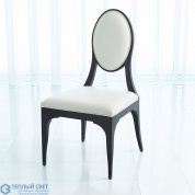 Harlow Chair-Black-Muslin Global Views кресло