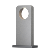 ландшафтный светильник с овальным вырезом цвета цемент