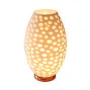 Anasa White/ Copper Glass Double Glass White Table Lamp настольная лампа Sutra Decor 141154